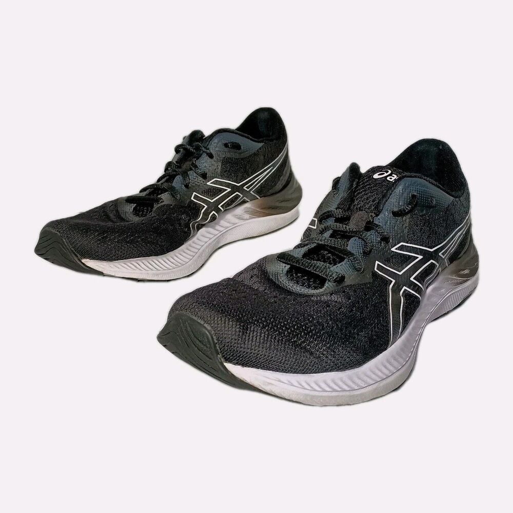 Asics Womens Gel Excite 8 1012A916 Black Running Shoes Sneakers Size 8.5